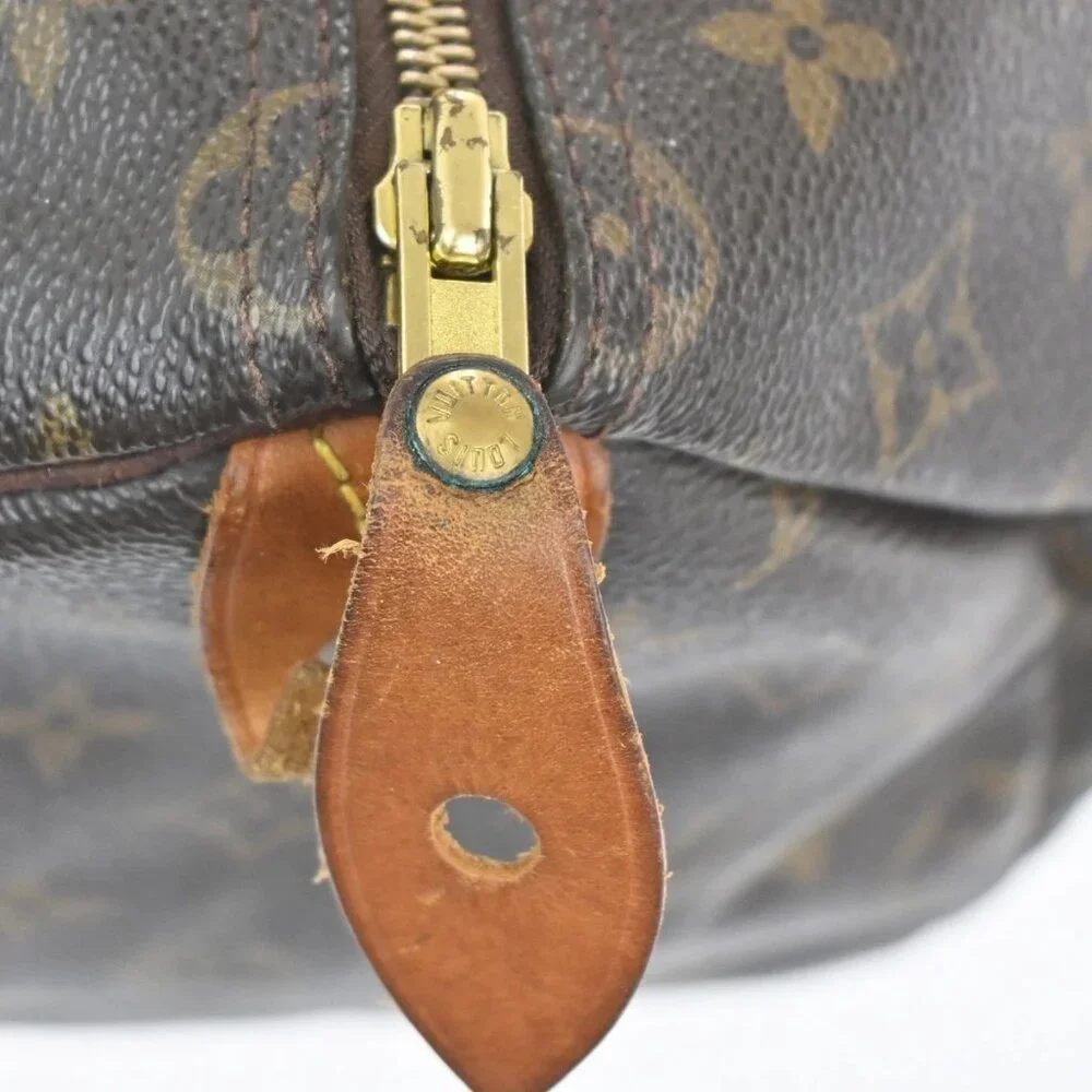 LOUIS VUITTON Speedy 35 Travel Hand Bag Monogram Leather Brown - Picture 7 of 16